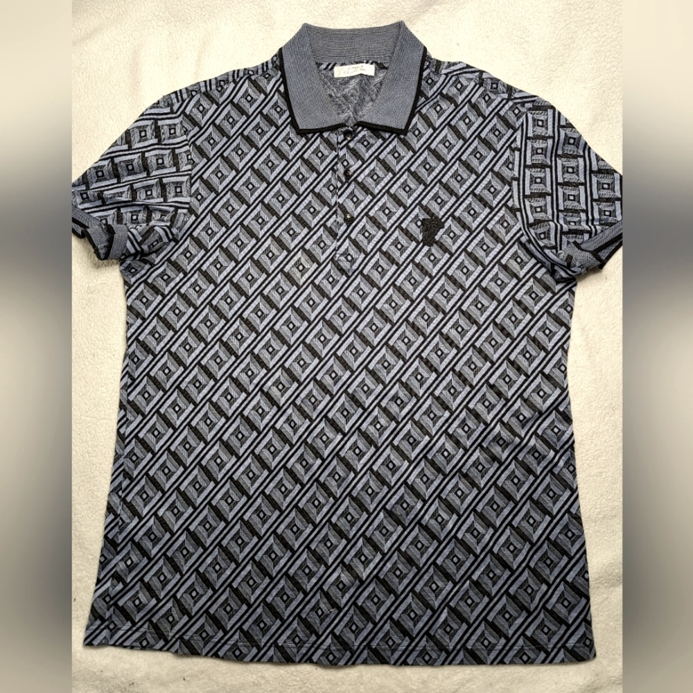 Versace Polo Shirt Mens Sz L